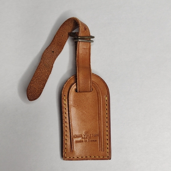 Louis Vuitton Other - Louis Vuitton Brown Leather Bag Tag